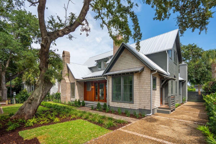 Front exterior of a new home in , Mount Pleasant, SC, highlighting curb appeal (Image 32).