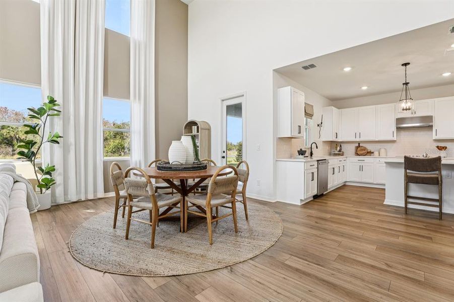 Furnished interior view inside a new home in Hawks Run, Kissimmee (Image 44).