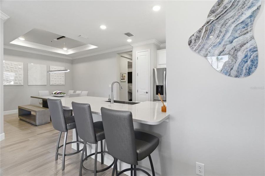 Furnished interior view inside a new home in , Bradenton (Image 31).