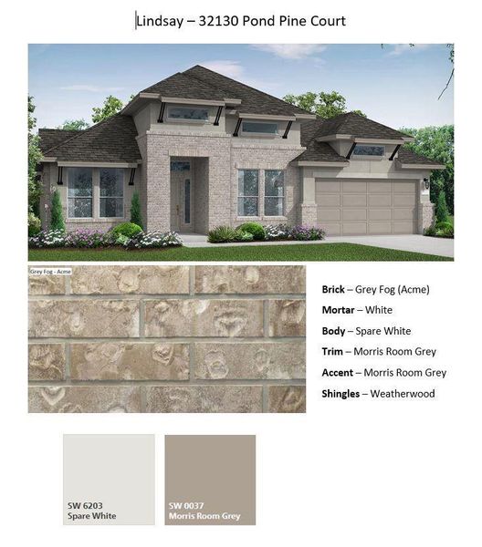 Sample of building materials used in homes in , Spring (Image 3).