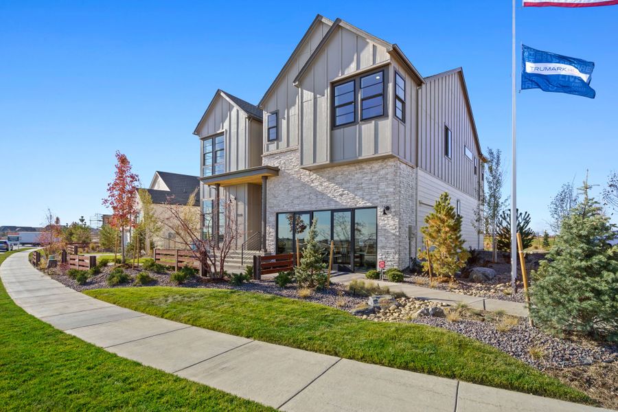 Representative exterior photo of a completed home built from the 4 by Trumark Homes in RainDance, Windsor, CO (Image 20).