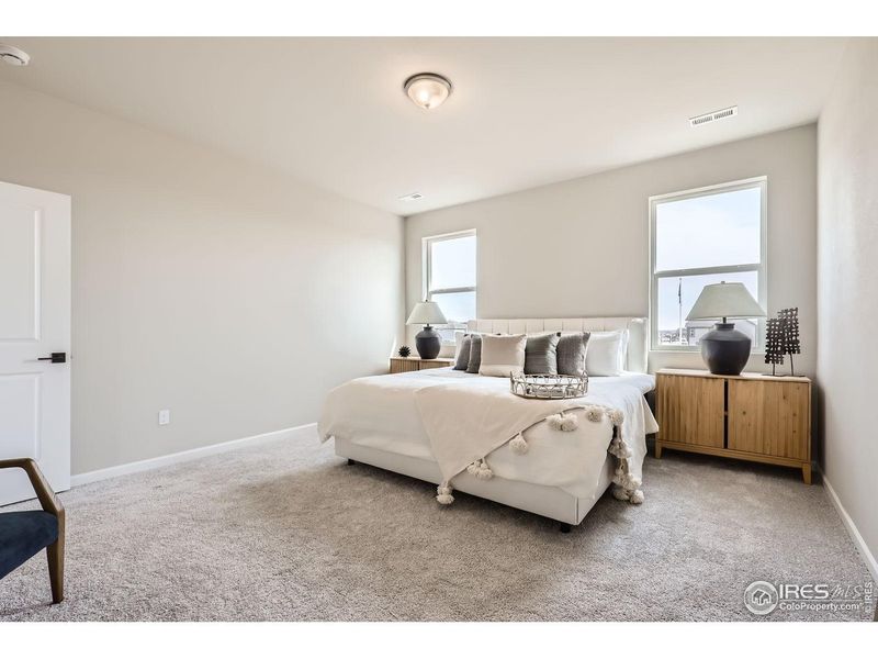 Furnished interior view inside a new home in Hidden Creek, Frederick (Image 29). Furnished interior view inside a new home in Hidden Creek, Frederick (Image 29).