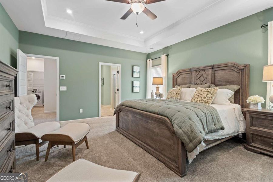 Furnished interior view inside a new home in Maddox Station, Eatonton (Image 21).