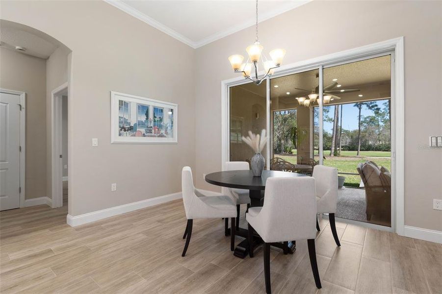 Furnished interior view inside a new home in , Palm Coast (Image 18).