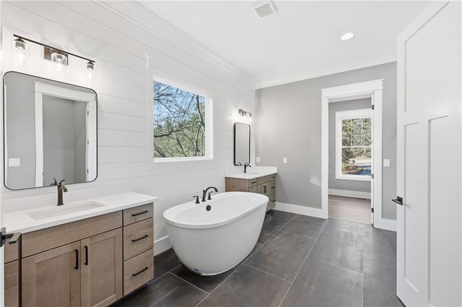Furnished interior view inside a new home in , Buford (Image 19).