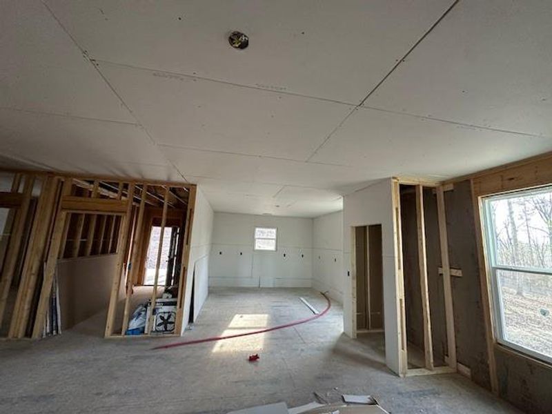 In-progress construction of a new home in , Summerville, GA (Image 2).