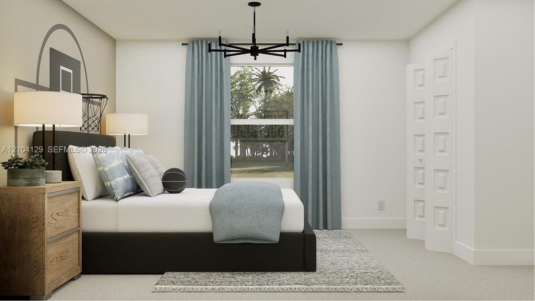 Furnished interior view inside a new home in Verdana Grove, Miami (Image 15). Furnished interior view inside a new home in Verdana Grove, Miami (Image 15).