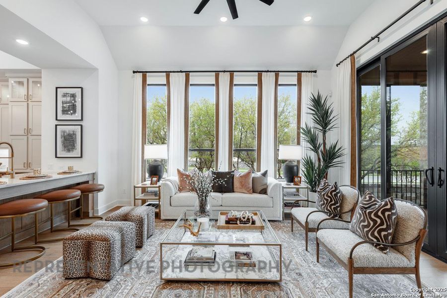 Furnished interior view inside a new home in Esperanza, Boerne (Image 6).