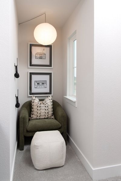 Representative furnished interior of a home built from the Winfield by Tri Pointe Homes in The Meadows, Denton (Image 10).