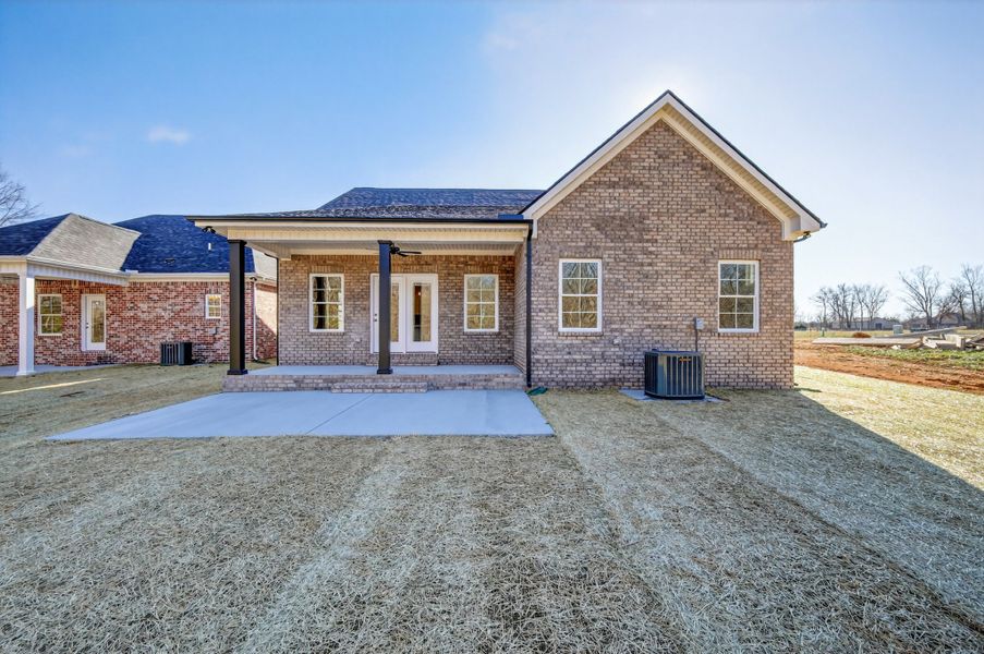 Exterior details and patio area of a home in Legacy Preserve, Tullahoma (Image 4).