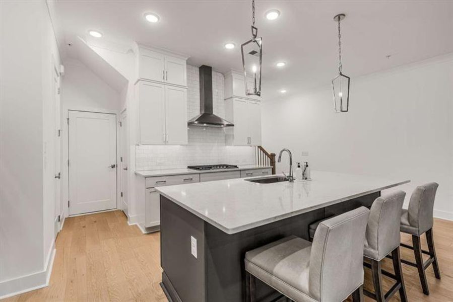 Furnished interior view inside a new home in , Alpharetta (Image 12).