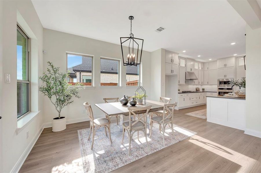 Furnished interior view inside a new home in South Pointe Manor Series, Mansfield (Image 18).