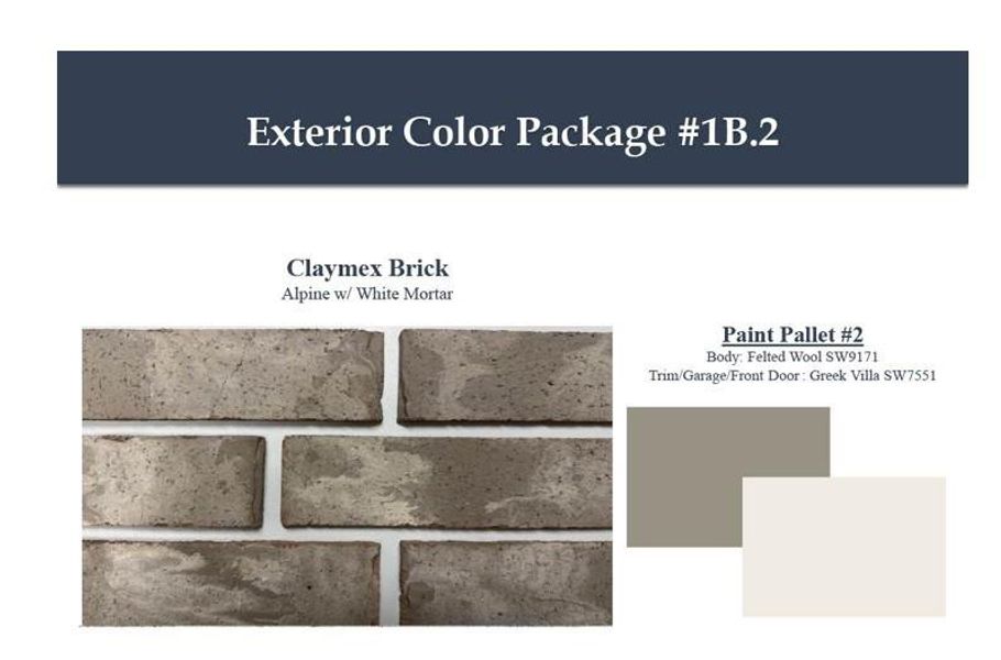 Sample of building materials used in homes in Laurel Landing, Alvin (Image 3).