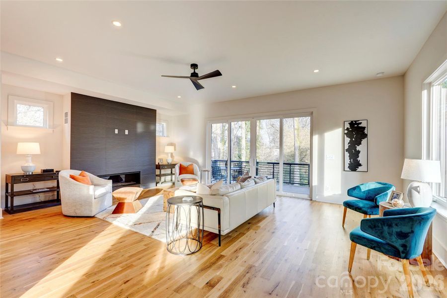 Furnished interior view inside a new home in , Charlotte (Image 5).