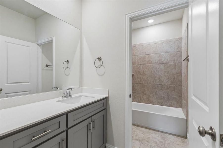 Furnished interior view inside a new home in AnaCapri, Anna (Image 8).