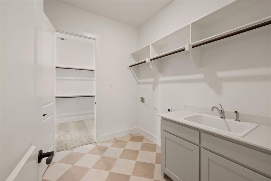 Furnished interior view inside a new home in Rolling Creek Ranch, Aledo (Image 12).