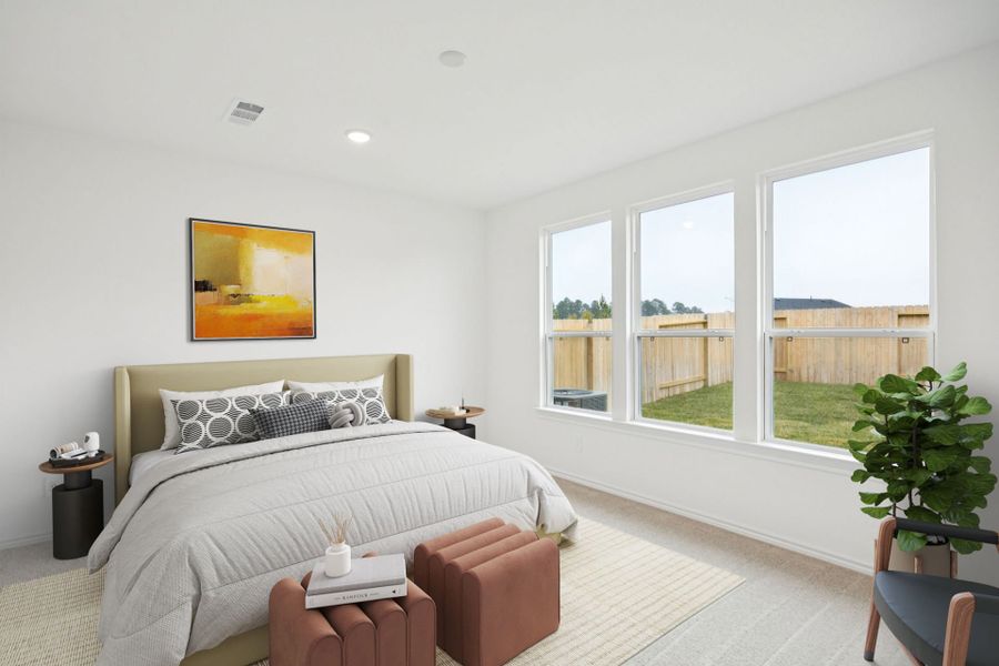 Furnished interior view inside a new home in Montgomery Bend, Montgomery (Image 11).