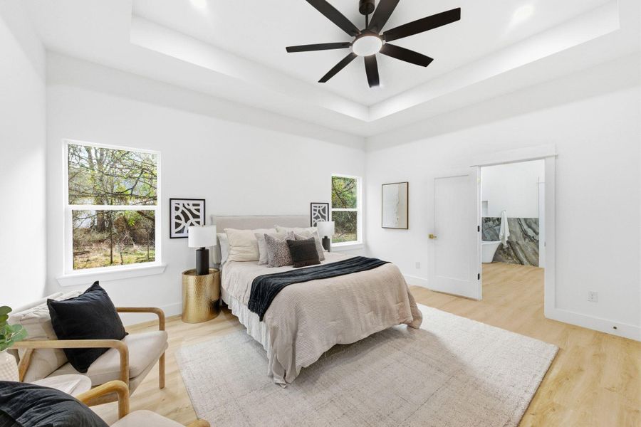 Furnished interior view inside a new home in , Bastrop (Image 17).