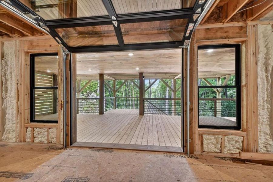 Exterior details and patio area of a home in , Blue Ridge (Image 30).