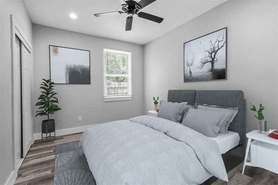 Furnished interior view inside a new home in , Denison (Image 15).