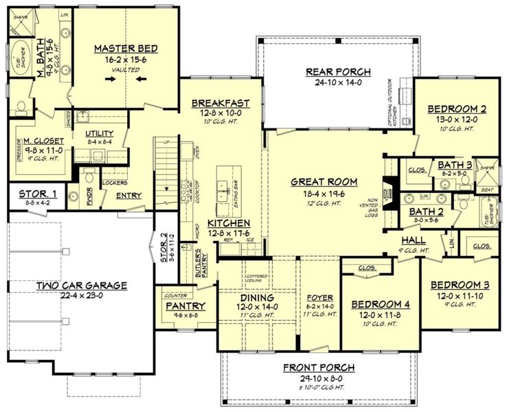 2D floor plan layout of this home in , Mount Ulla, NC (Image 4).