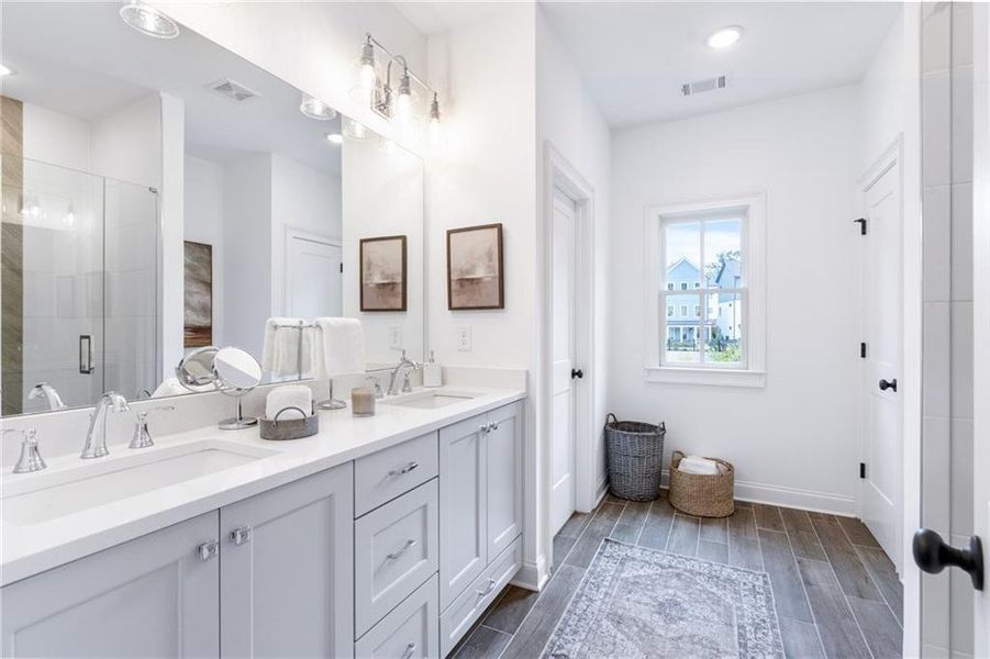 Furnished interior view inside a new home in , Hapeville (Image 12). Furnished interior view inside a new home in , Hapeville (Image 12).