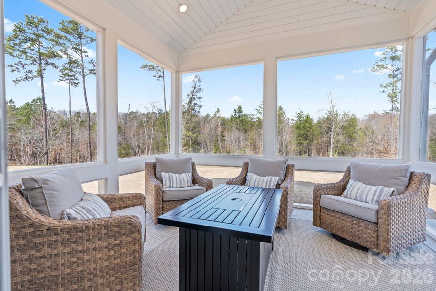 Custom Built Screened Patio