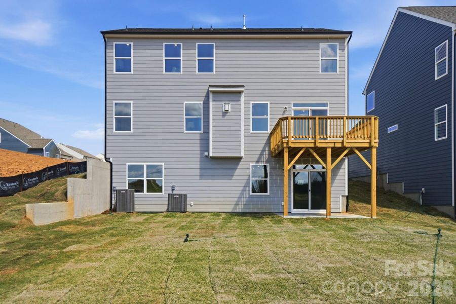 Exterior details and patio area of a home in The Meadows at Laurelbrook, Sherrills Ford (Image 25).