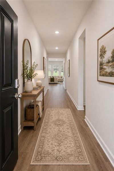 Furnished interior view inside a new home in Preserve at Dove Creek, Statham (Image 11). Furnished interior view inside a new home in Preserve at Dove Creek, Statham (Image 11).