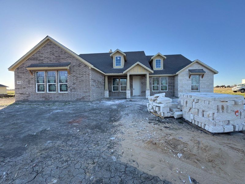 In-progress construction of a new home in Terra Escalante, Blue Ridge, TX (Image 6).