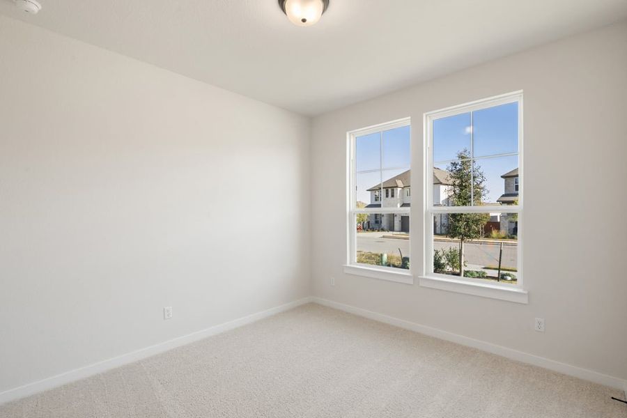 Spacious, unfurnished interior of a new home in Park Collection at Lariat, Liberty Hill (Image 37).