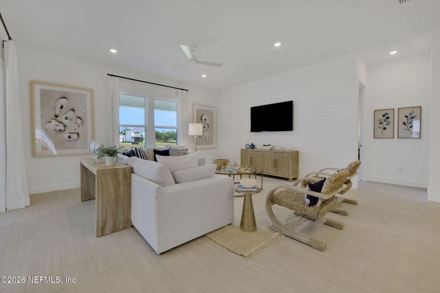 Furnished interior view inside a new home in , Flagler Beach (Image 41).