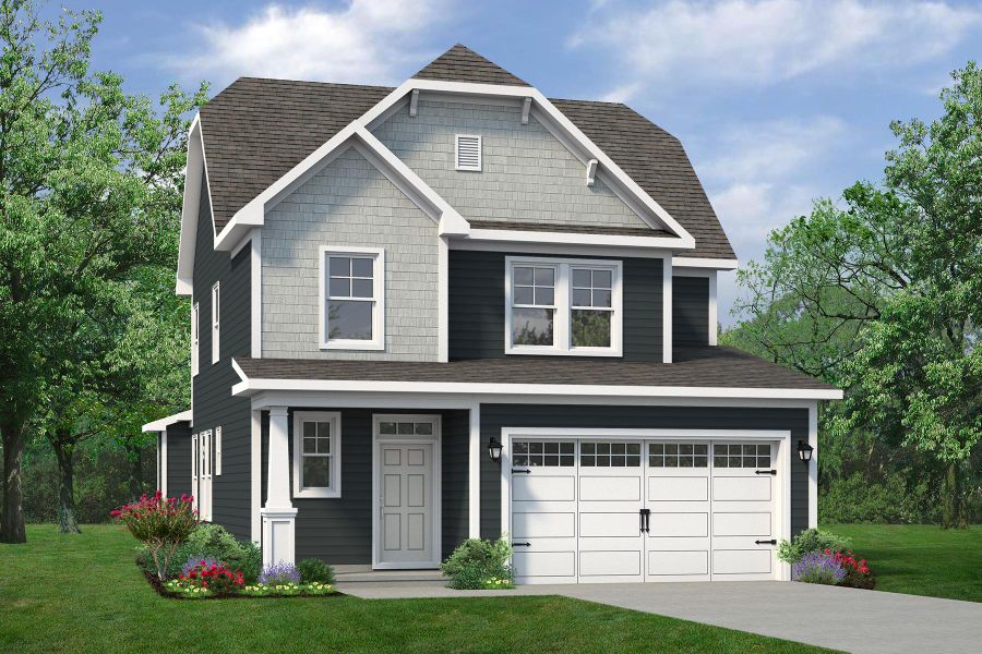 Representative exterior photo of a completed home built from the The Hibiscus by Chesapeake Homes in Coastal Club of the Carolinas, Calabash, NC (Image 22).