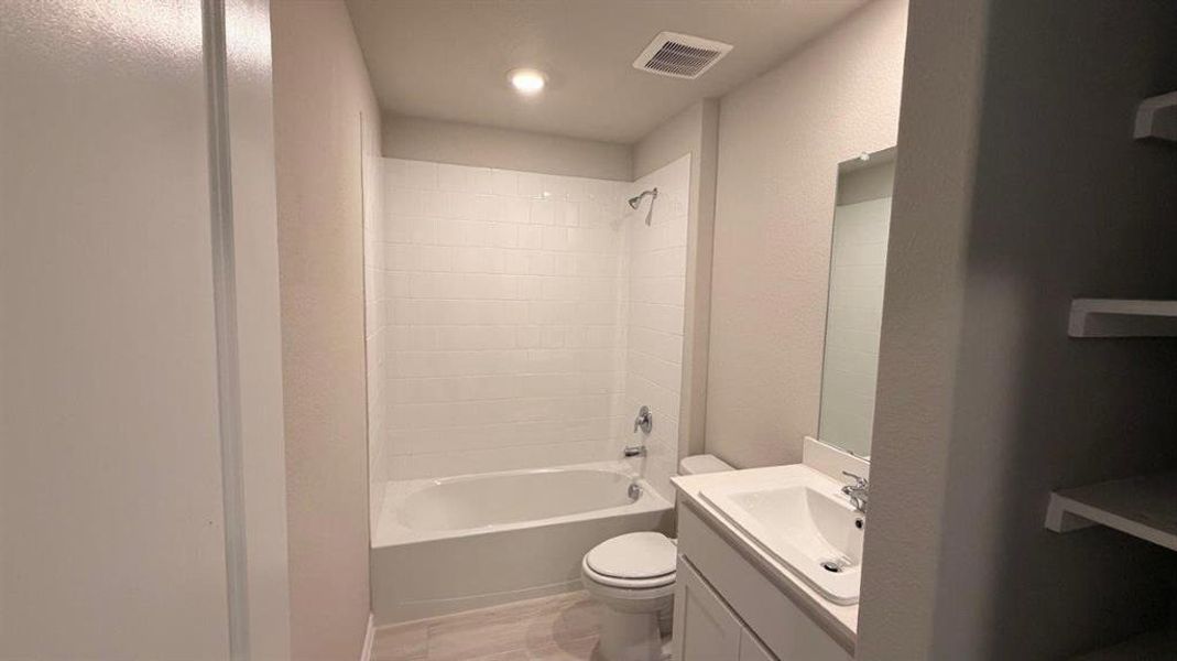 Furnished interior view inside a new home in Rosewood at Beltmill, Fort Worth (Image 5).