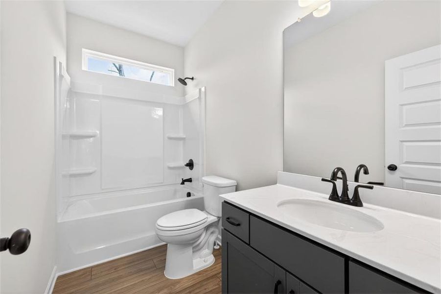 Furnished interior view inside a new home in Sanders Park, Austell (Image 9).