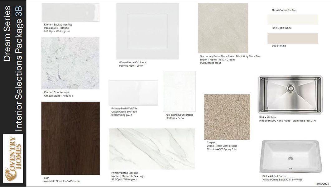 Sample of building materials used in homes in Westridge Cove, Conroe (Image 24). Sample of building materials used in homes in Westridge Cove, Conroe (Image 24).
