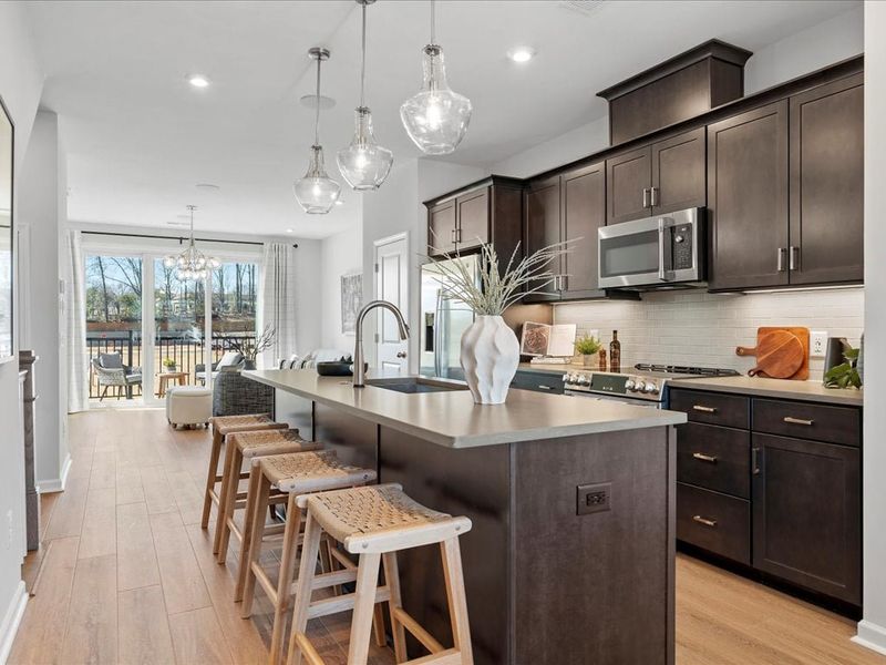 Furnished interior view inside a new home in Southmont, Charlotte (Image 12).