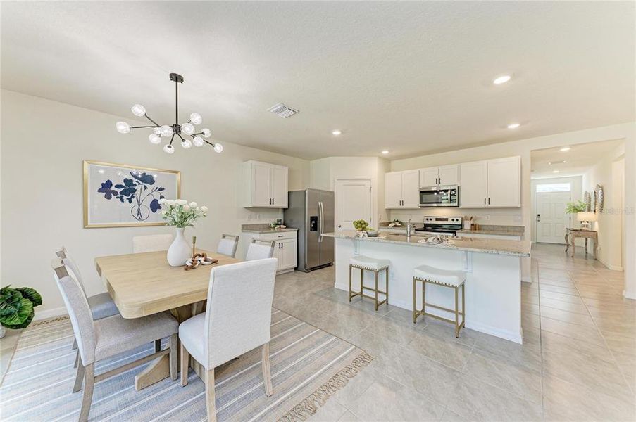 Furnished interior view inside a new home in Rye Crossing, Parrish (Image 9).