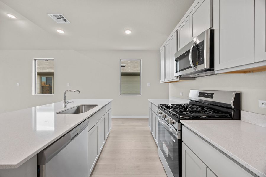 Furnished interior view inside a new home in Trinity Ranch, Elgin (Image 11).