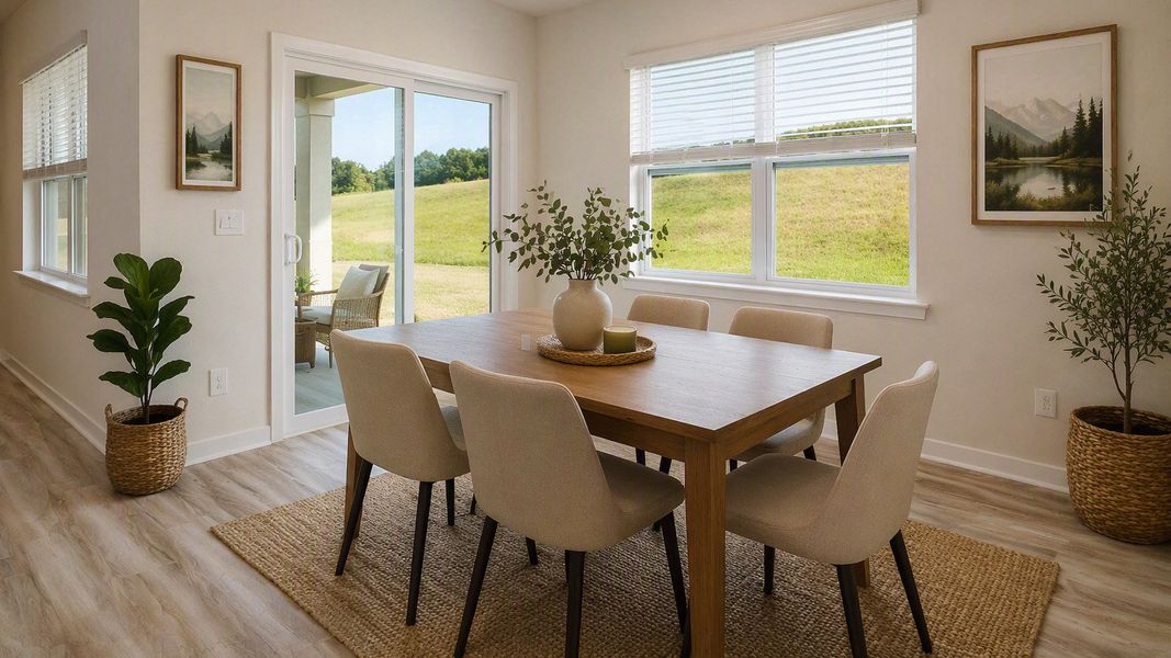 Representative furnished interior of a home built from the Aria by D.R. Horton in Valley View, Waynesville (Image 8). Representative furnished interior of a home built from the Aria by D.R. Horton in Valley View, Waynesville (Image 8).