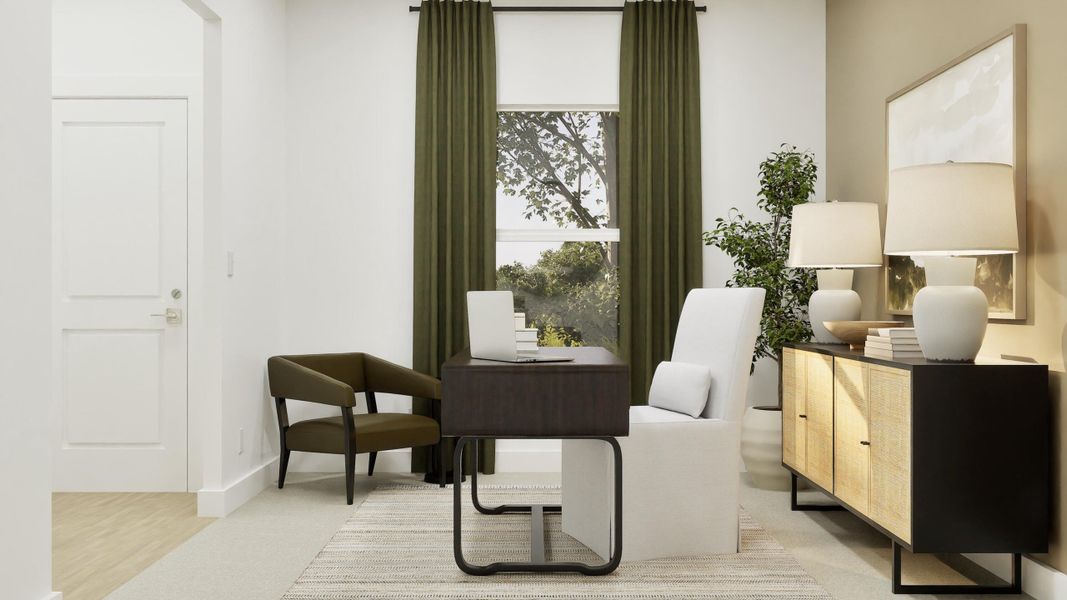 Furnished interior view inside a new home in Cypress Preserve: Juniper Collection, Moncks Corner (Image 7). Furnished interior view inside a new home in Cypress Preserve: Juniper Collection, Moncks Corner (Image 7).