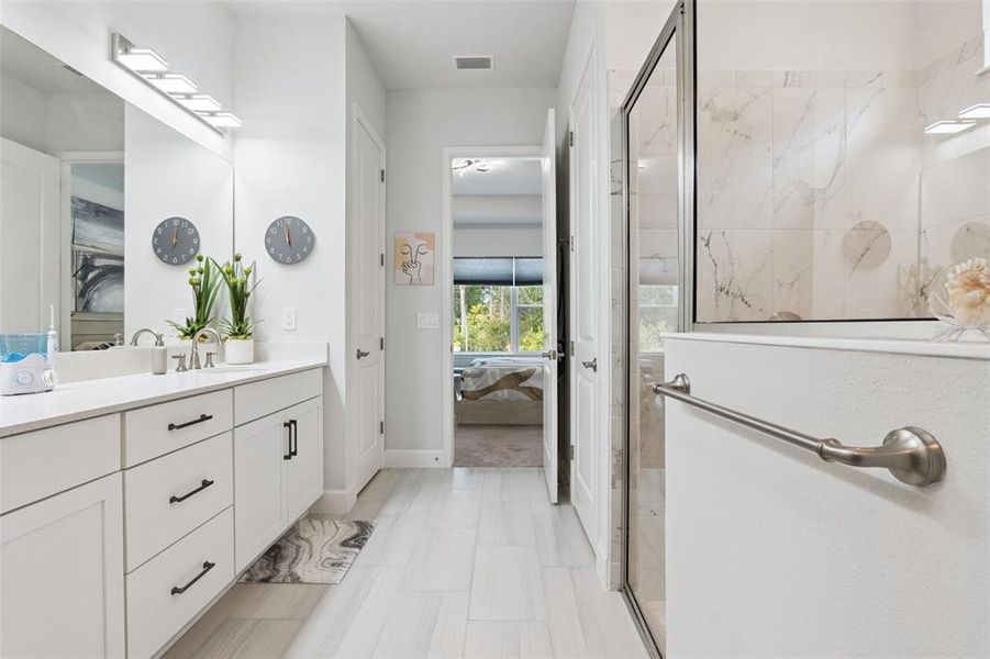 Furnished interior view inside a new home in , Port Orange (Image 18). Furnished interior view inside a new home in , Port Orange (Image 18).