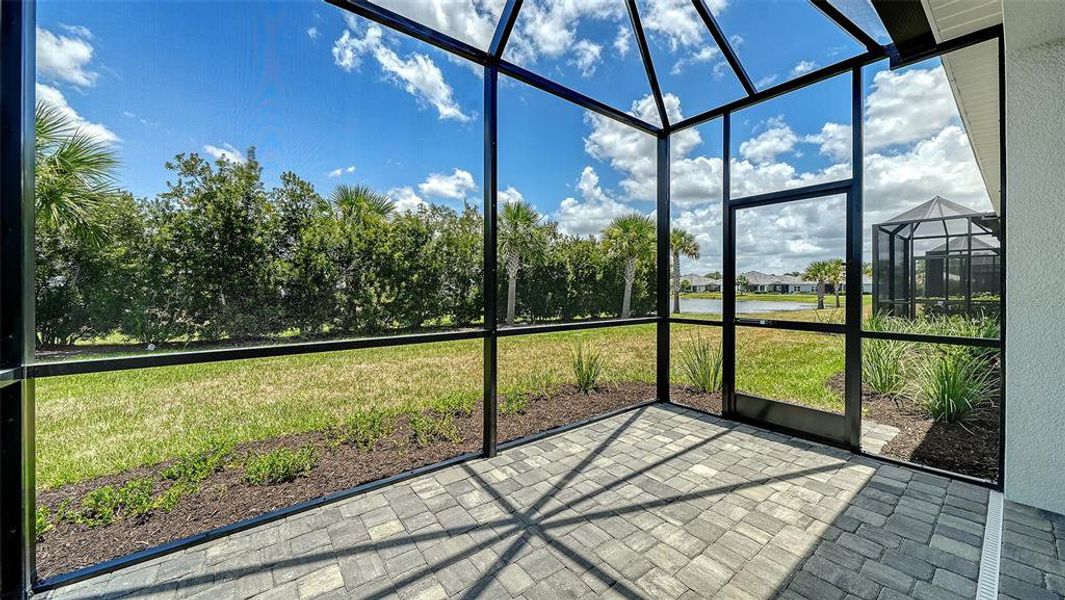 Exterior details and patio area of a home in Windward, Lakewood Ranch (Image 3).