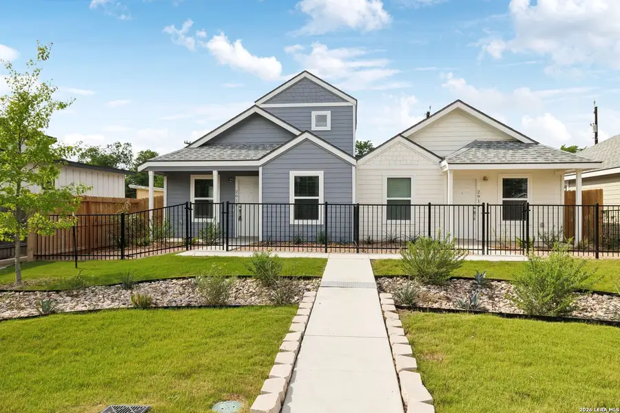 Front exterior of a new home in , San Antonio, TX, highlighting curb appeal (Image 2). Front exterior of a new home in , San Antonio, TX, highlighting curb appeal (Image 2).