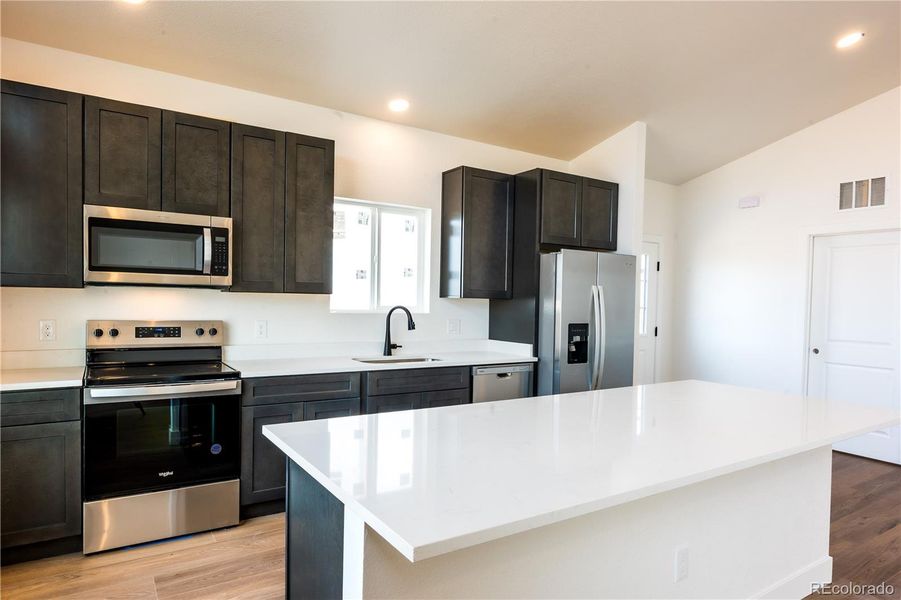 Furnished interior view inside a new home in , Colorado Springs (Image 4). Furnished interior view inside a new home in , Colorado Springs (Image 4).