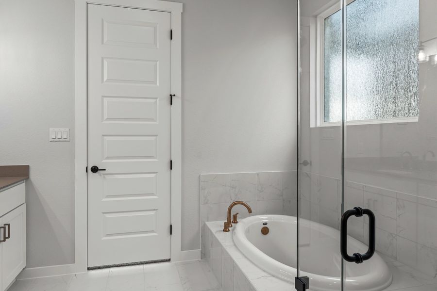 Furnished interior view inside a new home in Lariat, Liberty Hill (Image 18).