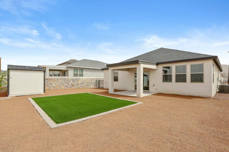 Representative exterior details of a home built from the Harmony by View Homes in The View at Desert Springs | Thoughtful Collection, El Paso (Image 4). Representative exterior details of a home built from the Harmony by View Homes in The View at Desert Springs | Thoughtful Collection, El Paso (Image 4).