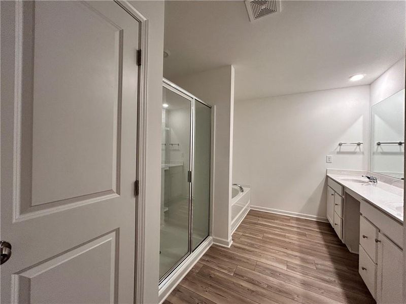 Furnished interior view inside a new home in , Suwanee (Image 16).