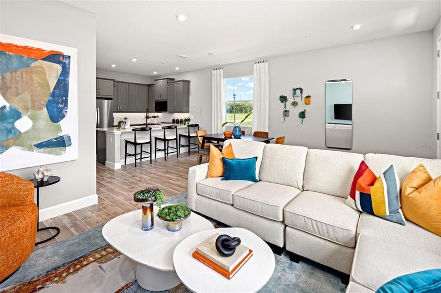 Furnished interior view inside a new home in Gardenia Reserve, Apopka (Image 10).