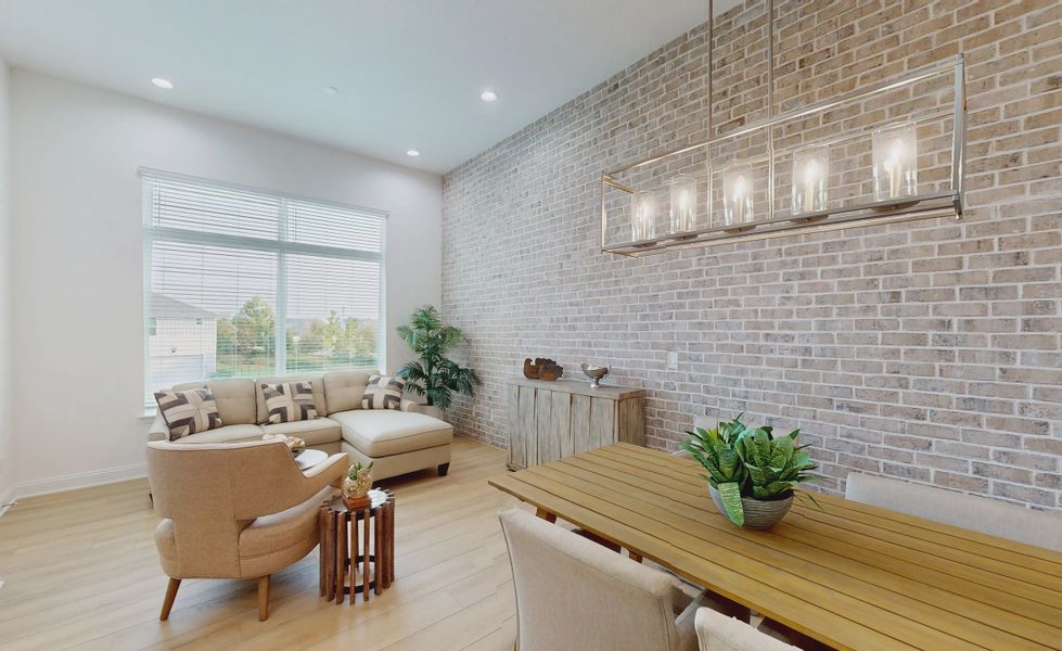 Furnished interior view inside a new home in Nocatee, Ponte Vedra (Image 10).